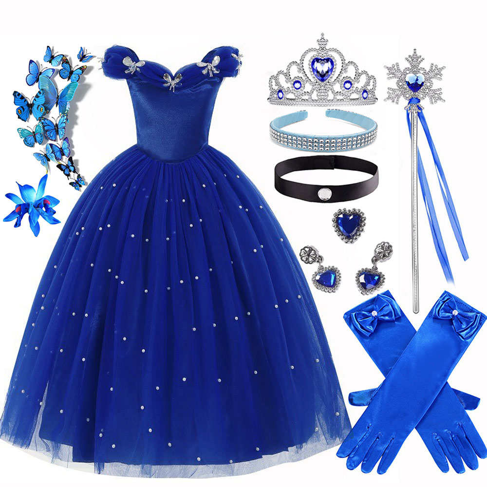 Summer Clothing Toddler - Summer Christmas Luxury Cinderella Clothes For