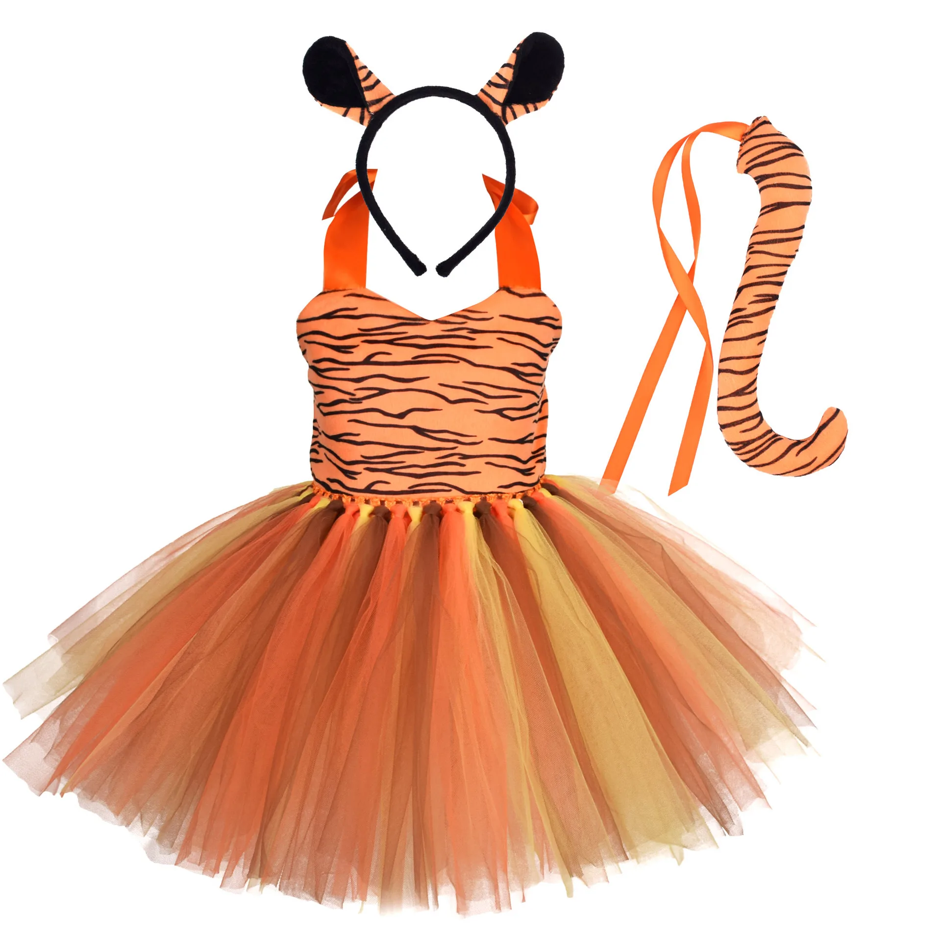 Summer Clothing Toddler - Tiger Costume for Baby Kids Forest