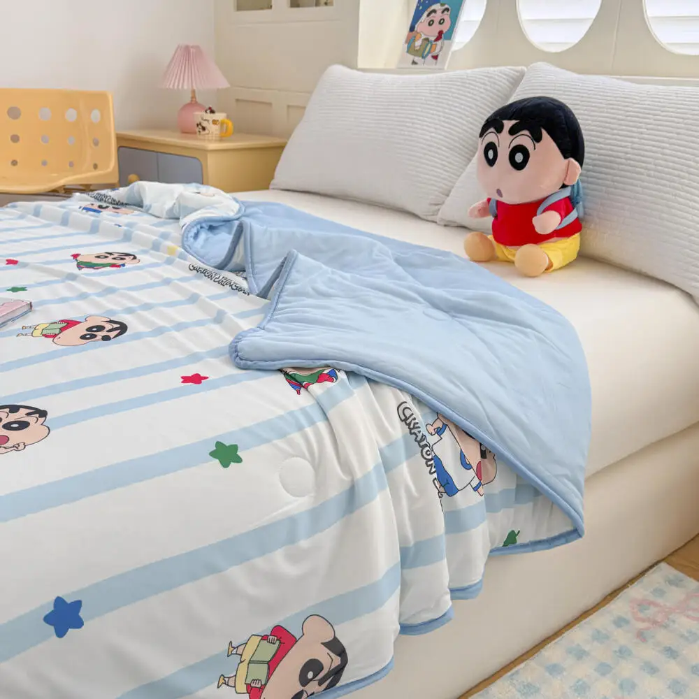 Summer Quilt - Kawaii Crayon Shin-Chan Summer Quilt Cartoon