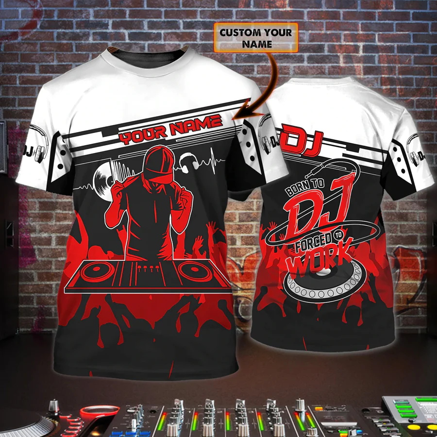 Newest Summer Men's T-shirt DJ - Summer Clothing Names ulasan dan harga