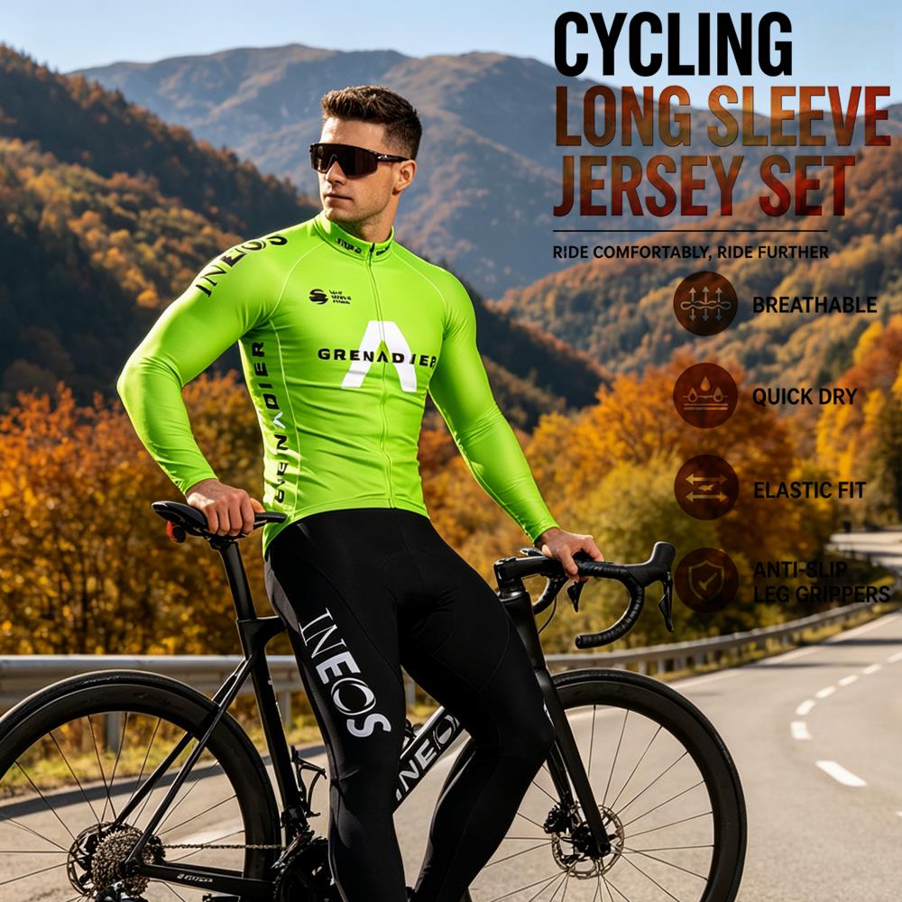 Autumn Cycling Jersey Set Ropa - Summer Clothing Sale Men ulasan dan harga