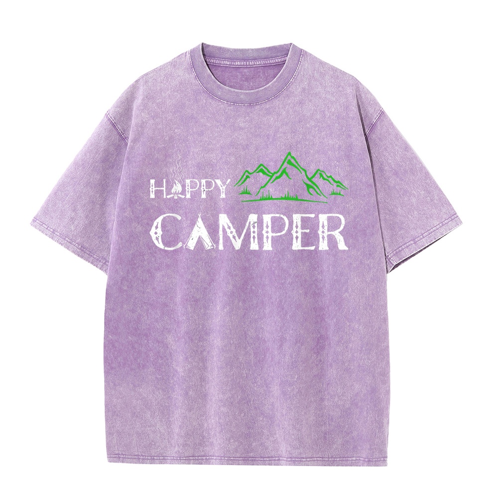 Happy Camper Camping T-Shirt f - Summer Clothing Canada ulasan dan harga