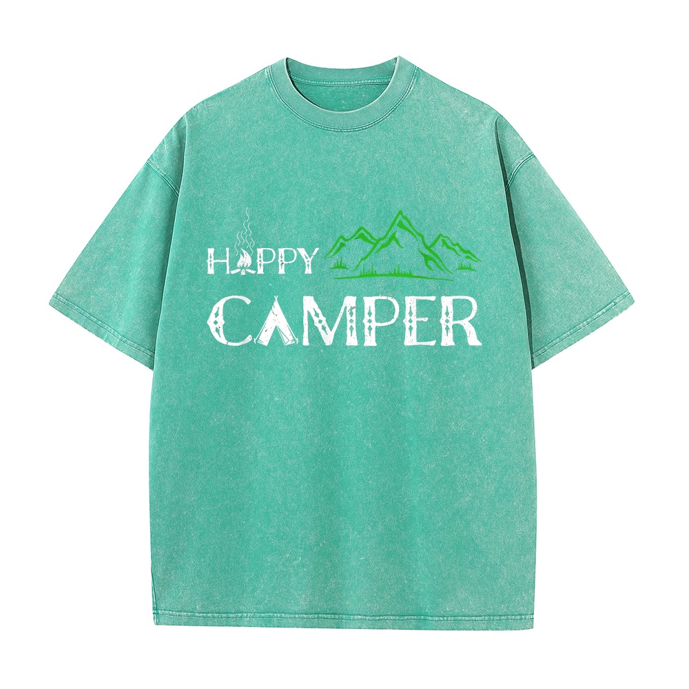 Happy Camper Camping T-Shirt f - Summer Clothing Canada ulasan dan harga
