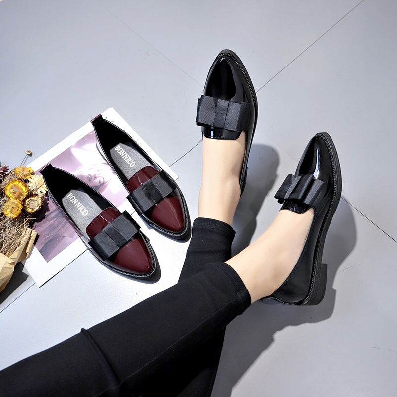 Black/ Wine Red Patent Leather - Summer Clothing On Sale ulasan dan harga