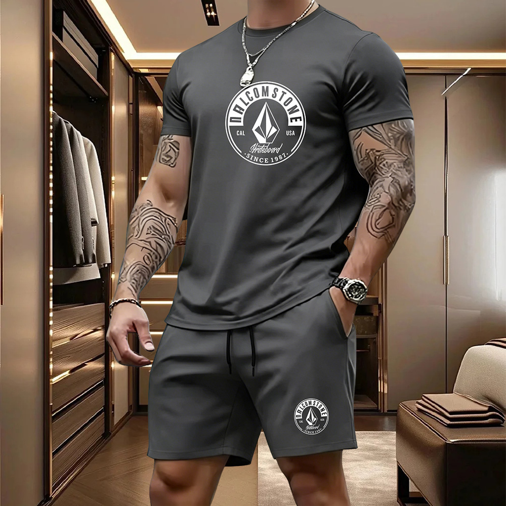 Men's Casual Sportswear 2-piec - Summer Clothing Outfits ulasan dan harga