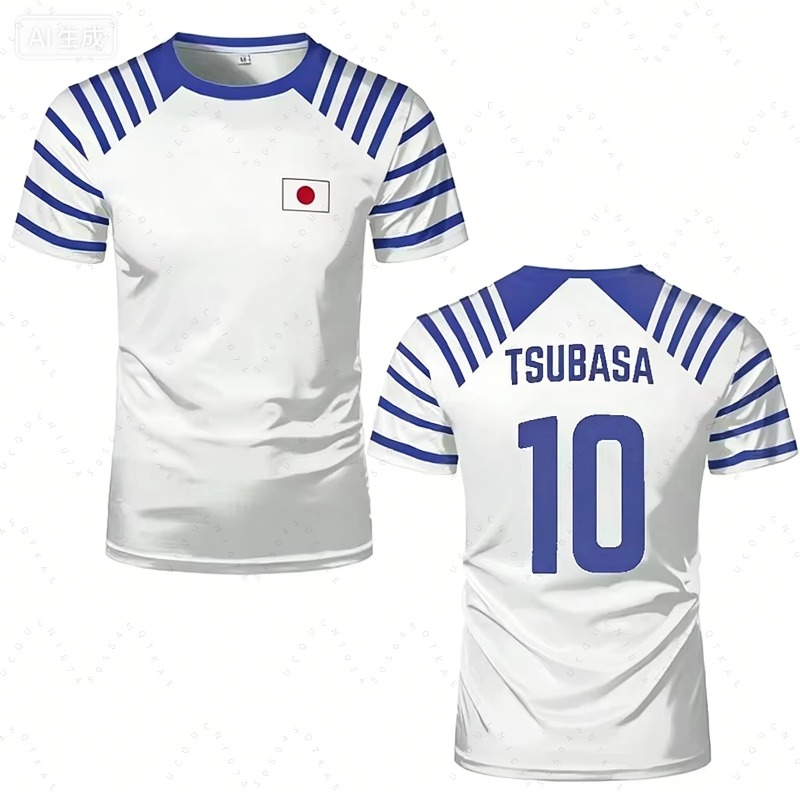 2026 Hot Captain Tsubasa Anime - Summer Edit Clothing ulasan dan harga