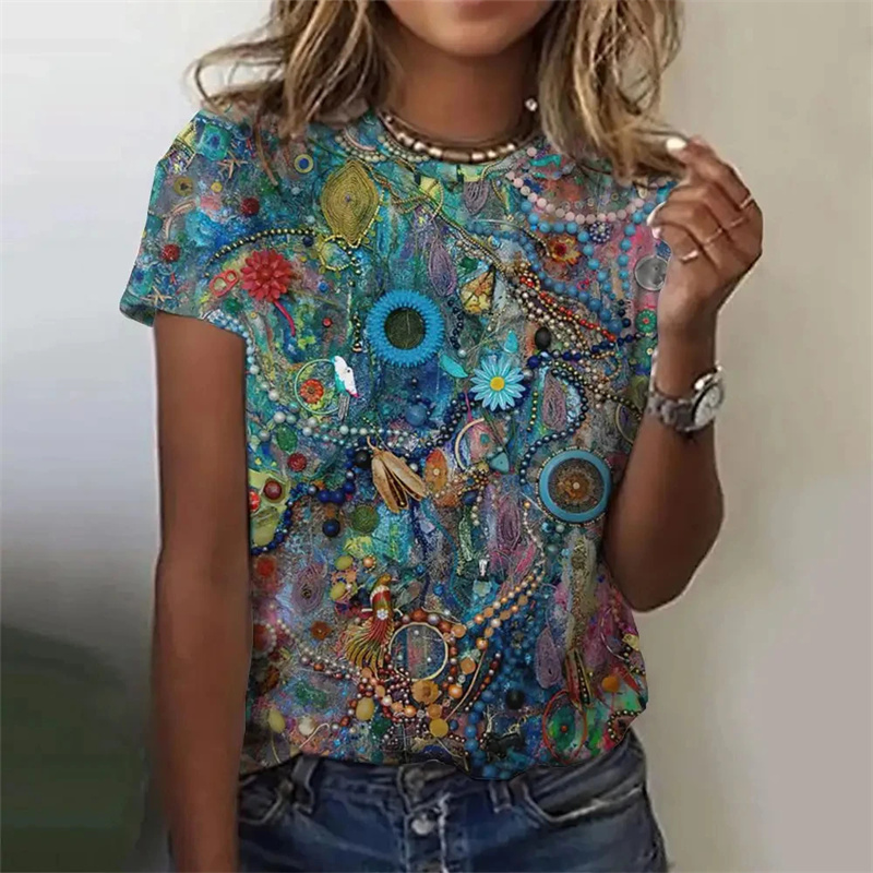 Harajuku New 3D Persia And Ind - Summer Clothing India ulasan dan harga