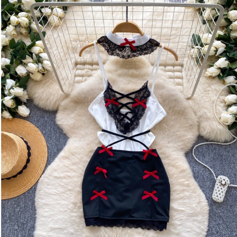 Women 2 Piece Sets Hollow Back - Summer Clothing Capsule ulasan dan harga