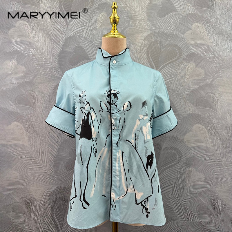 MARYYIMEI Fashion printed wome - Summer Edit Clothing ulasan dan harga