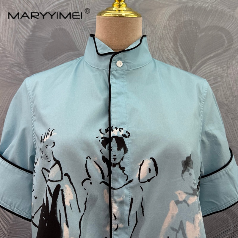 MARYYIMEI Fashion printed wome - Summer Edit Clothing ulasan dan harga