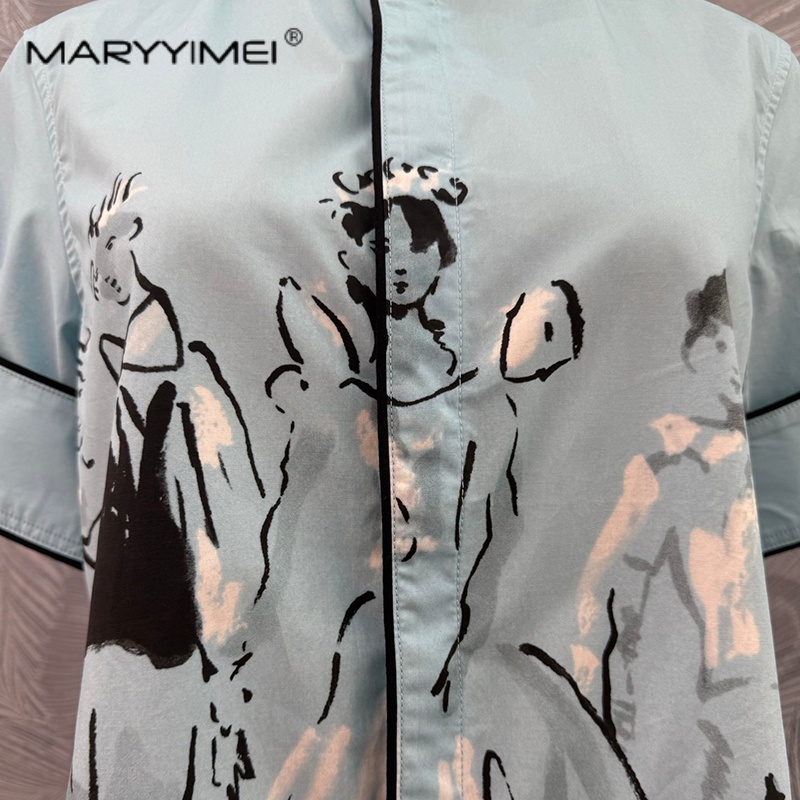MARYYIMEI Fashion printed wome - Summer Edit Clothing ulasan dan harga