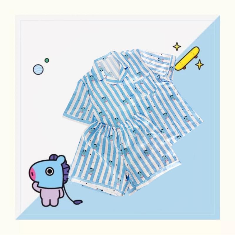 Anime Cartoon Bts Women's Paja - Summer Clothing Gifts ulasan dan harga