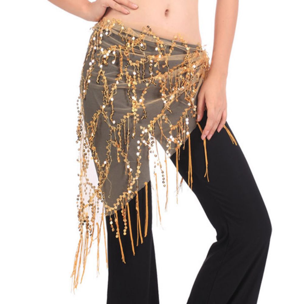 Women Belly Dance Sequined Bel - Summer Clothing India ulasan dan harga