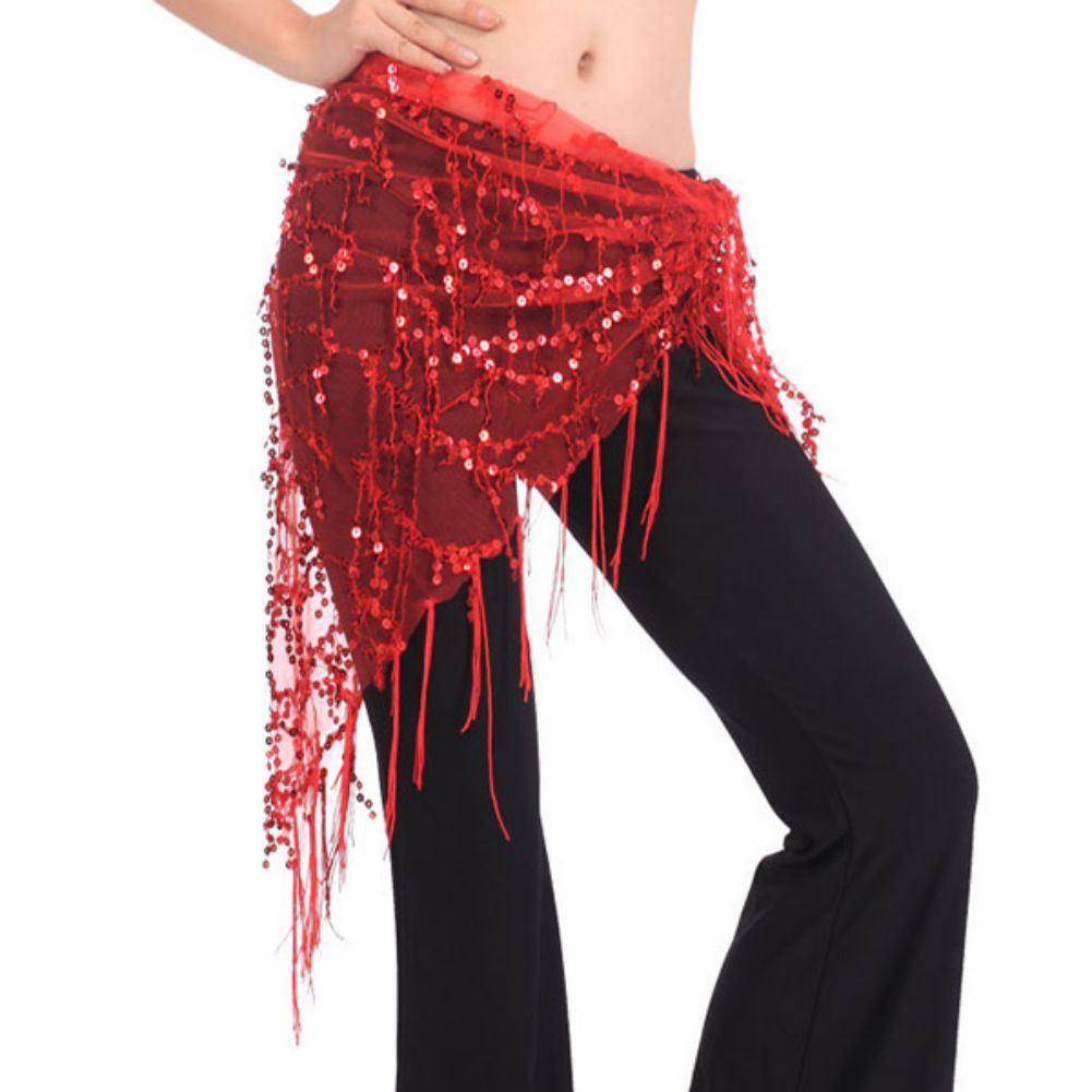 Women Belly Dance Sequined Bel - Summer Clothing India ulasan dan harga