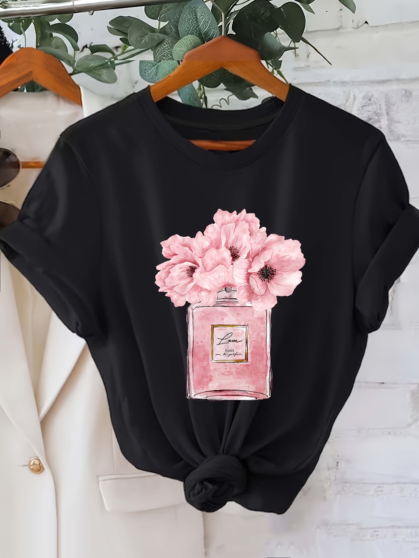 Women'S Floral Print T-Shirt P - Summer Clothing In Paris ulasan dan harga