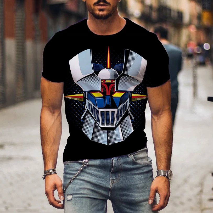 2026 Mazinger Z Anime Mecha 3D - Summer Clothing Over 50 ulasan dan harga