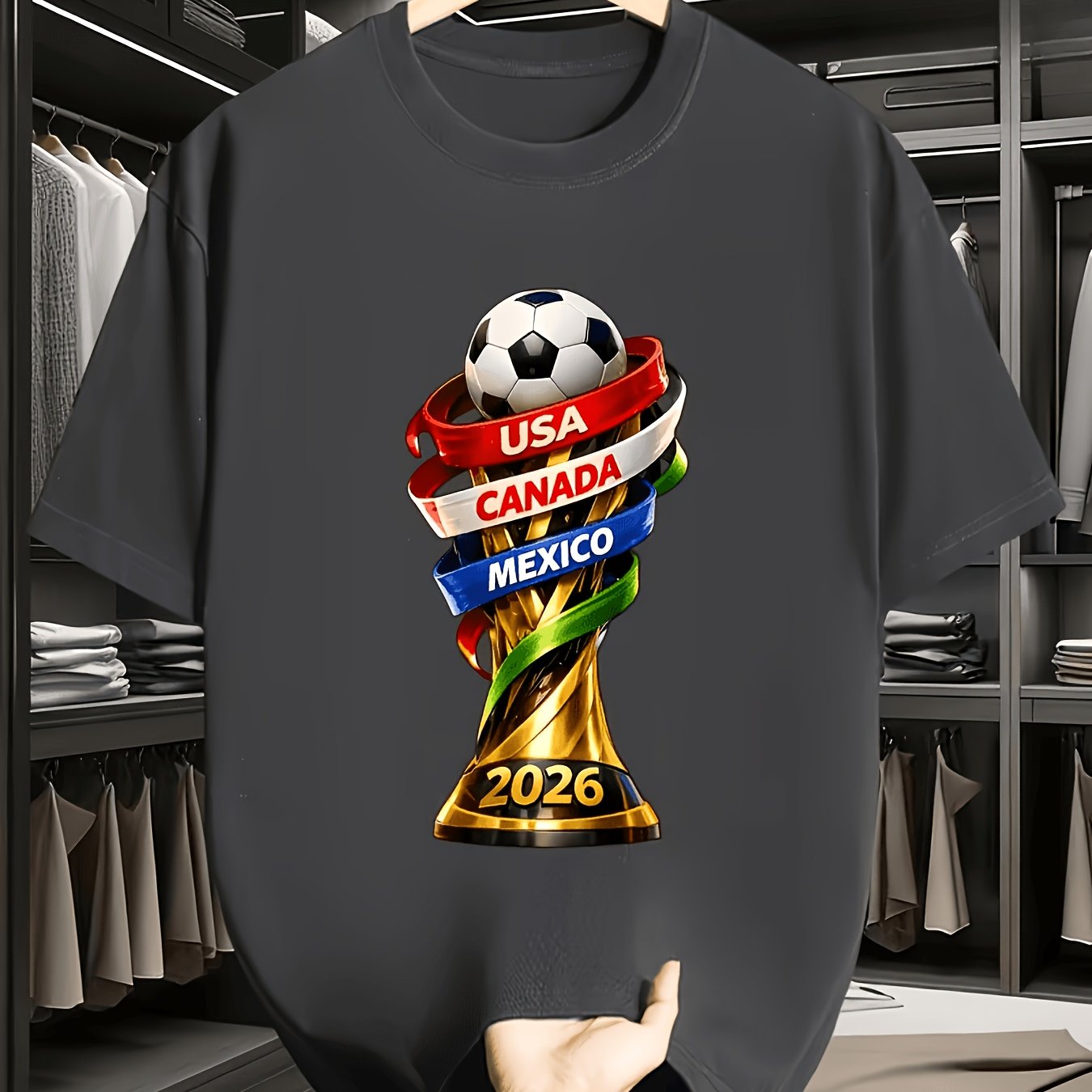2026 USA Canada Cup Fun Print  - Summer Clothing Canada ulasan dan harga