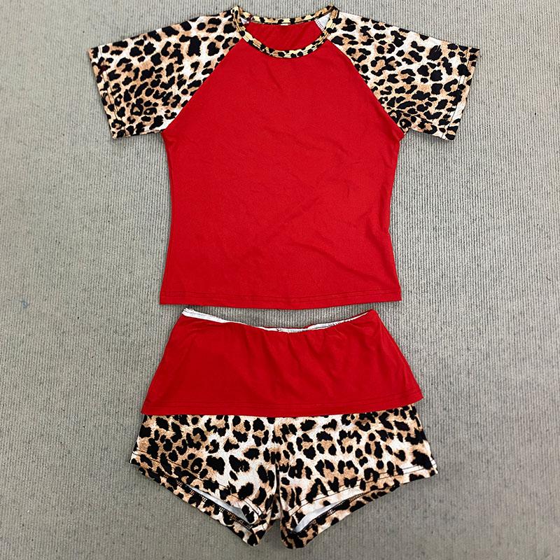 Summer New American Retro Leop - Summer Clothing Capsule ulasan dan harga