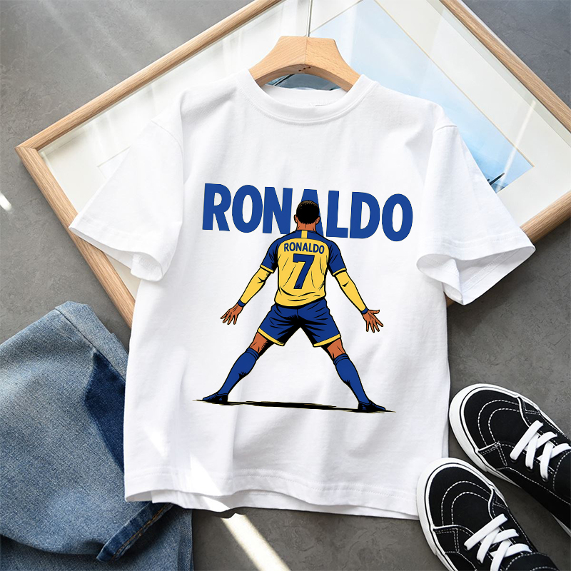 Cristiano Ronaldo Kawaii T-shi - Summer Clothing Gifts ulasan dan harga