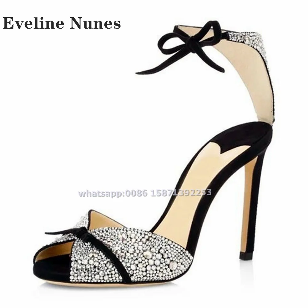 Bow Rhinestone Ankle Strap San - Summer Clothing On Sale ulasan dan harga