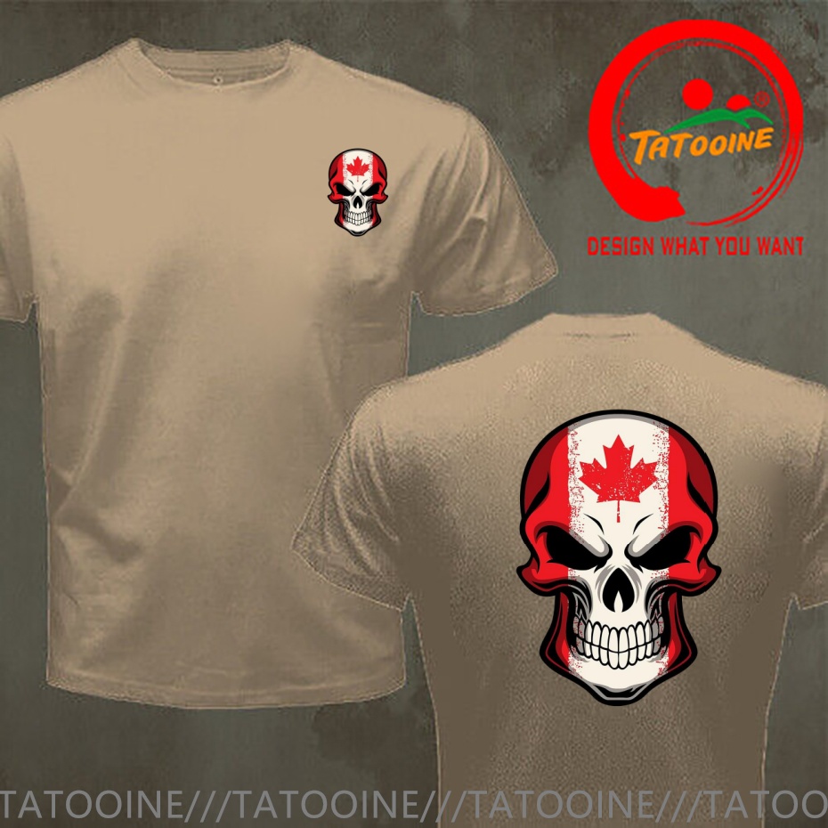 Funny Design Canada Flag Paint - Summer Clothing Canada ulasan dan harga