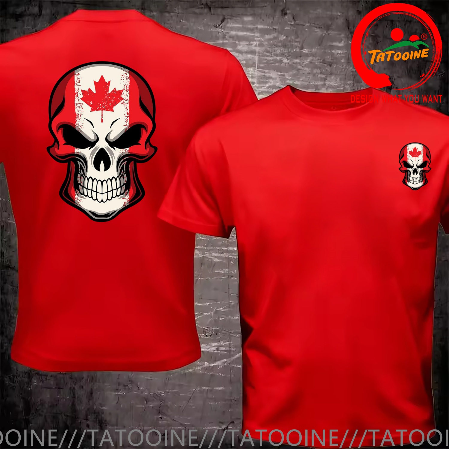 Funny Design Canada Flag Paint - Summer Clothing Canada ulasan dan harga