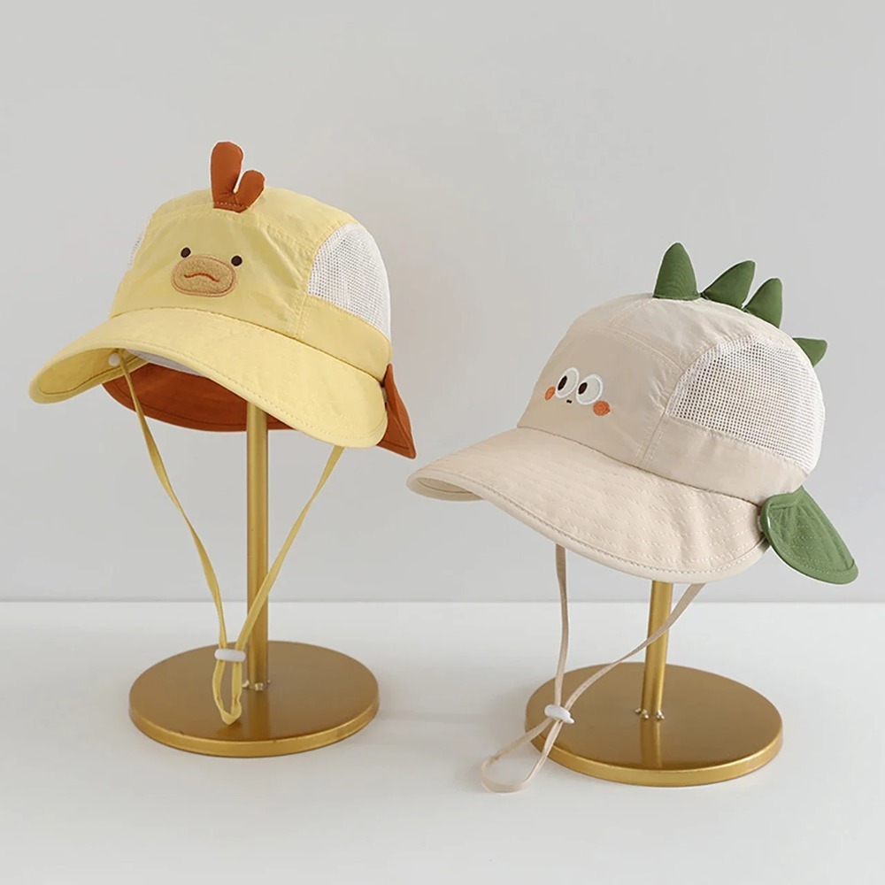 Cute Cartoon Baby Beach Hat wi - Summer Clothing Capsule ulasan dan harga