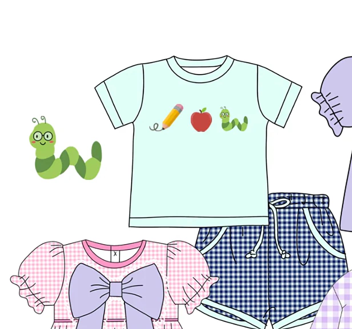 Boutique Children Back to Scho - Summer Clothing Boutiques ulasan dan harga