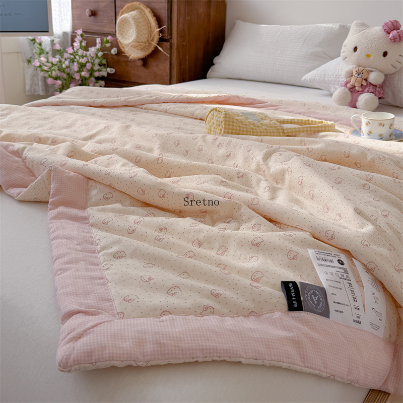 100% Cotton Double-layer Yarn  - Summer Quilt ulasan dan harga