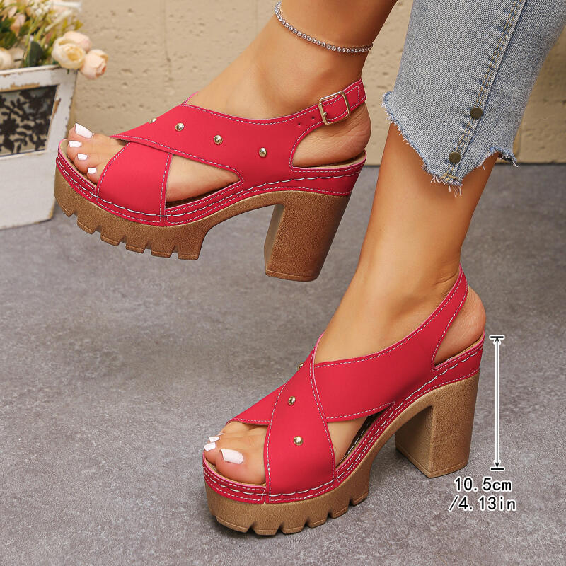 Vintage Super High Heel Cross  - Summer Clothing On Sale ulasan dan harga