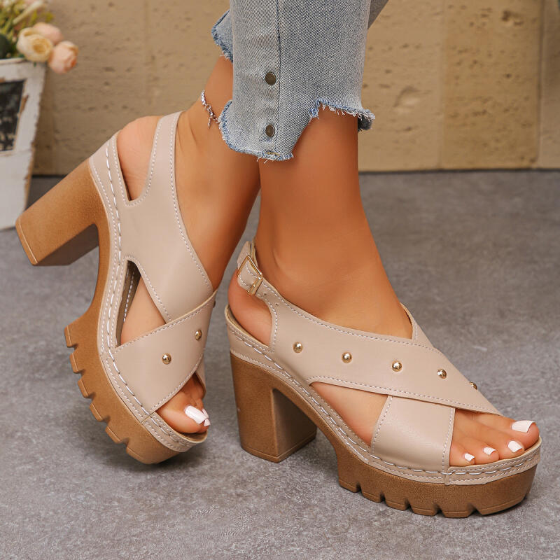 Vintage Super High Heel Cross  - Summer Clothing On Sale ulasan dan harga