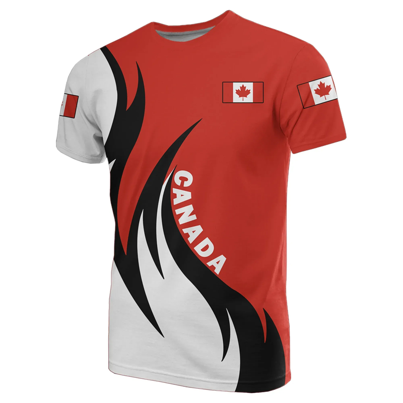 Canada Day T-shirt Canadian Fl - Summer Clothing Canada ulasan dan harga