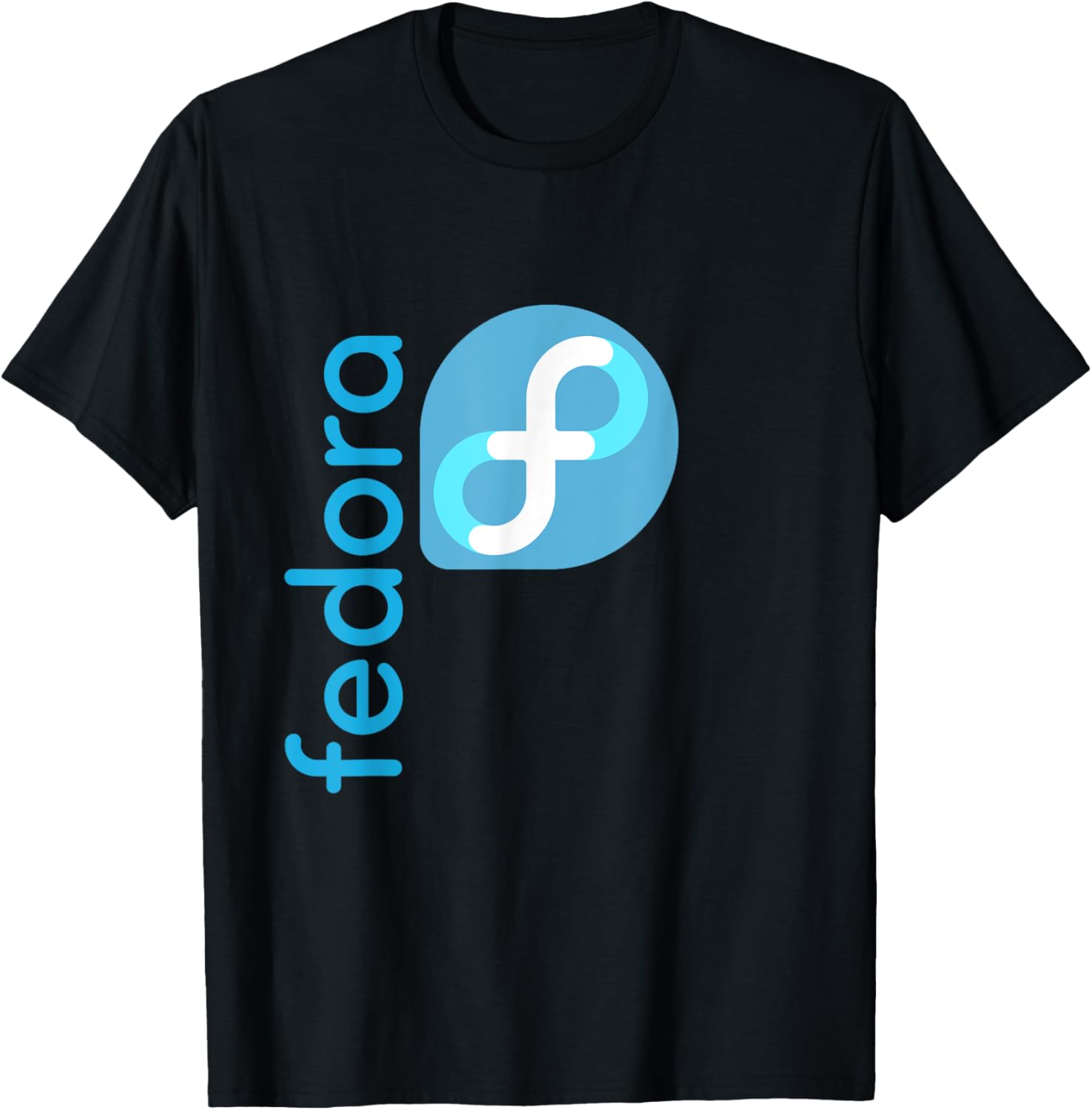 Linux Fedora T-Shirt White Tag - Summer Clothing Tagline ulasan dan harga