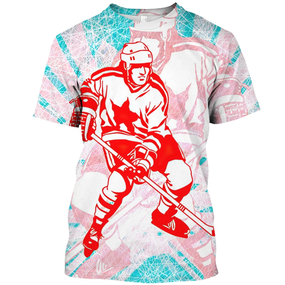 Canada Hockey T-Shirt Fashion  - Summer Clothing Canada ulasan dan harga