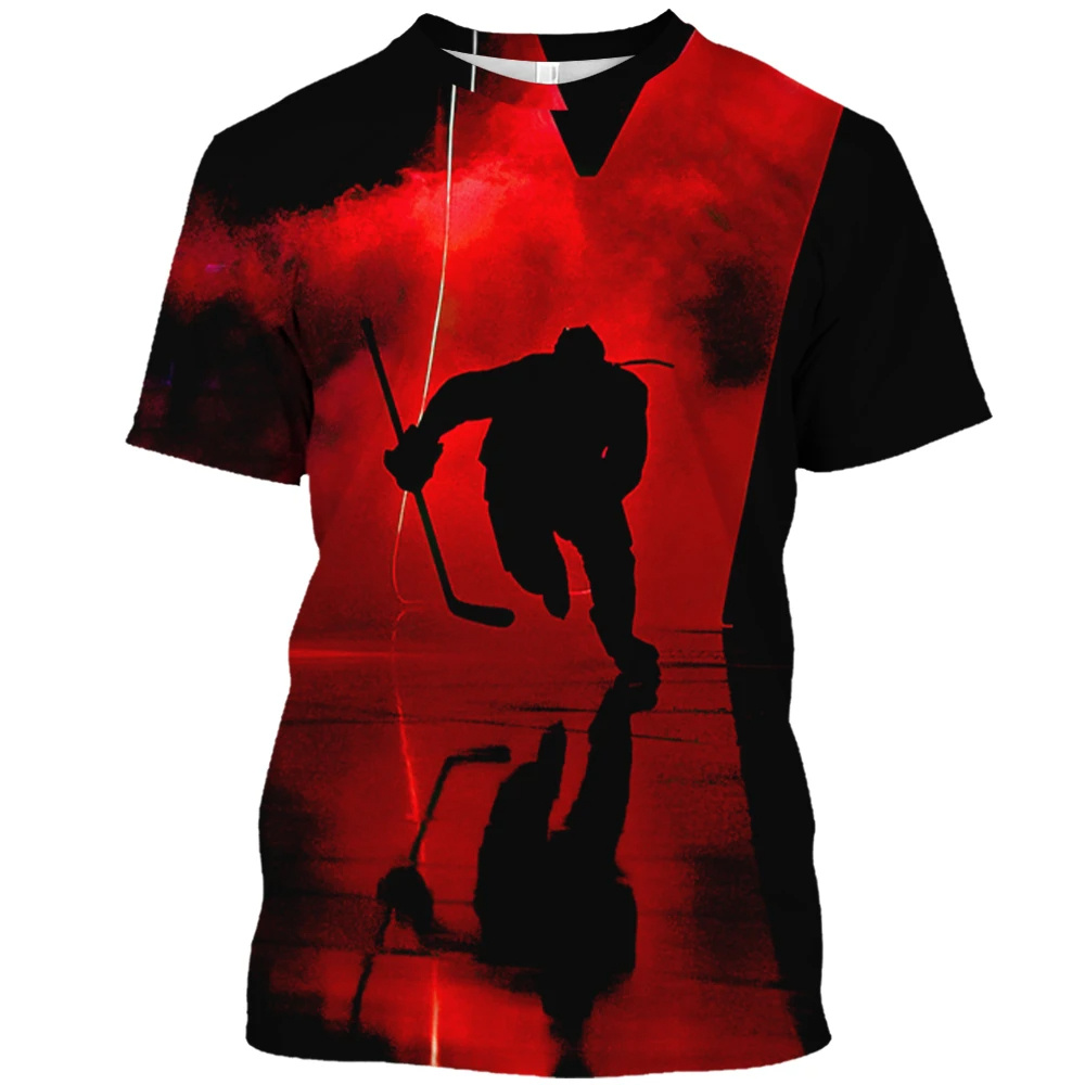 Canada Hockey T-Shirt Fashion  - Summer Clothing Canada ulasan dan harga