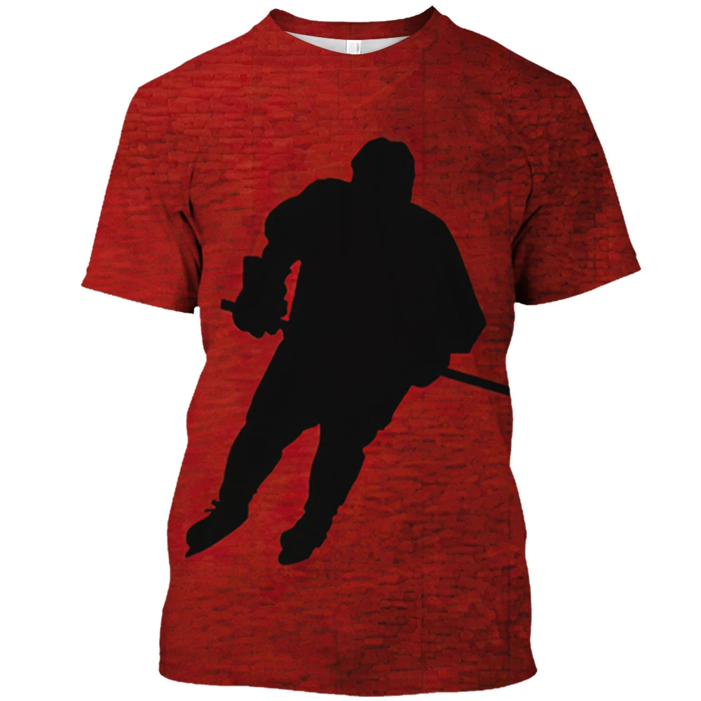 Canada Hockey T-Shirt Fashion  - Summer Clothing Canada ulasan dan harga