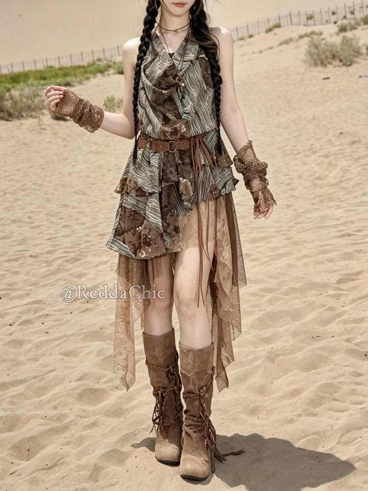 ReddaChic Retro Boho Irregular - Summer Clothing Capsule ulasan dan harga